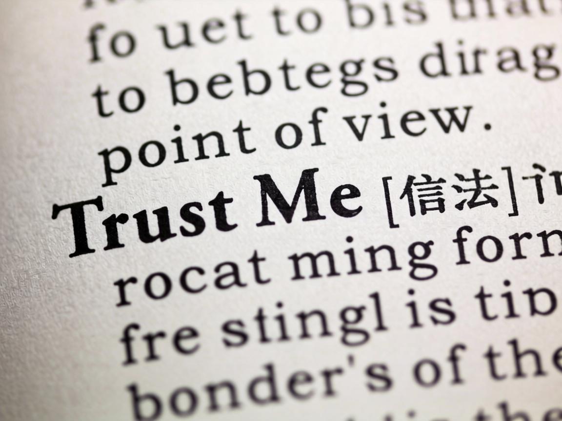 Trust Me 什么意思中文